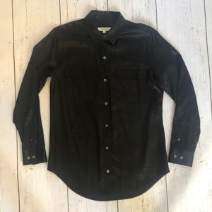 EQUIPMENT TABITHA SIMMONS Black Star Shirt - small